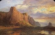 Nicholas Chevalier Mount Arapiles and the Mitre Rock china oil painting reproduction